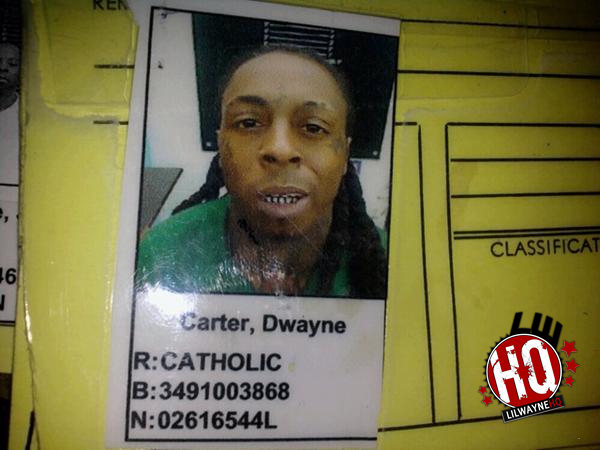 Lil Wayne Pics In Jail. Lil Wayne Jail I.D.